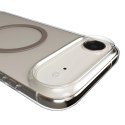 Etui Puro Lite Mag TPU+PC kompatybilne z MagSafe na iPhone 17 Air - przezroczyste z brązowym pierścieniem