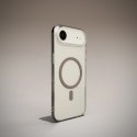 Etui Puro Lite Mag TPU+PC kompatybilne z MagSafe na iPhone 17 Air - przezroczyste z brązowym pierścieniem