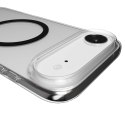 Etui Puro Lite Mag TPU+PC kompatybilne z MagSafe na iPhone 17 Air - przezroczyste z czarnym pierścieniem