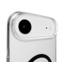 Etui Puro Lite Mag TPU+PC kompatybilne z MagSafe na iPhone 17 Air - przezroczyste z czarnym pierścieniem