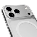 Etui Puro Lite Mag TPU+PC kompatybilne z MagSafe na iPhone 17 Pro - przezroczyste z białym pierścieniem