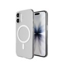 Etui Puro Lite Mag TPU+PC kompatybilne z MagSafe na iPhone 17 - przezroczyste z białym pierścieniem