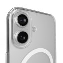 Etui Puro Lite Mag TPU+PC kompatybilne z MagSafe na iPhone 17 - przezroczyste z białym pierścieniem