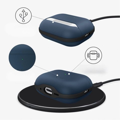 Etui Tech-Protect NaturalFit na AirPods Pro 3 - granatowe
