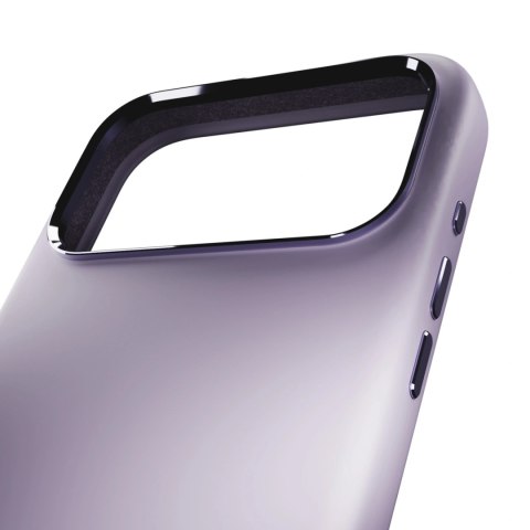 Etui silikonowe Pure Icon Mag Pro Liquid Silicone na iPhone 17 Pro kompatybilne z MagSafe, z ochroną aparatu i aluminiowymi przy