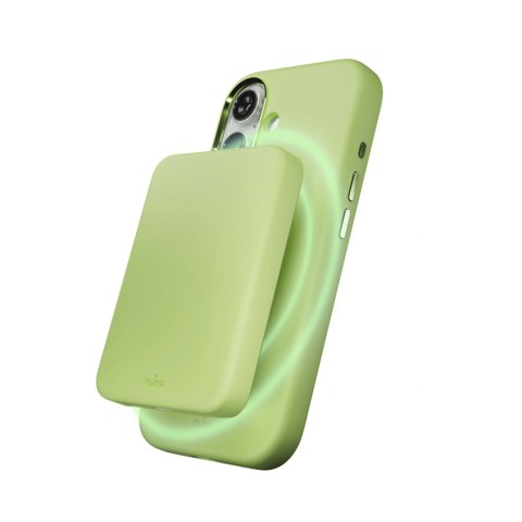 Etui silikonowe Pure Icon Mag Pro Liquid Silicone na iPhone 17 kompatybilne z MagSafe, z ochroną aparatu i aluminiowymi przycisk