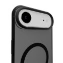 Etui silikonowe Puro Daylight kompatybilne z Magsafe na iPhone 17 Air - półprzezroczyste czarne