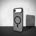Etui silikonowe Puro Daylight kompatybilne z Magsafe na iPhone 17 Air - półprzezroczyste czarne