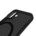 Etui silikonowe Puro Daylight kompatybilne z Magsafe na iPhone 17 - półprzezroczyste czarne