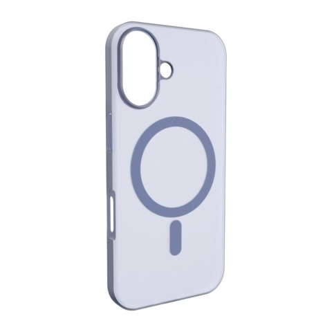 Etui silikonowe Puro Daylight kompatybilne z Magsafe na iPhone 17 - półprzezroczyste niebieskie