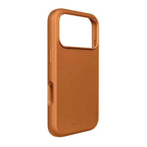 Etui silikonowe Puro Icon Mag Pro Liquid Silicone na iPhone 17 Pro Max kompatybilne z MagSafe, z ochroną aparatu i aluminiowymi 