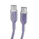 Kabel Puro ICON USB-C - USB-C 1,5m - fioletowy