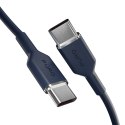 Kabel Puro ICON USB-C - USB-C 1,5m - granatowy