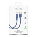 Kabel Puro ICON USB-C - USB-C 1,5m - niebieski