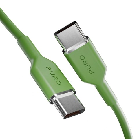 Kabel Puro ICON USB-C - USB-C 1,5m - zielony