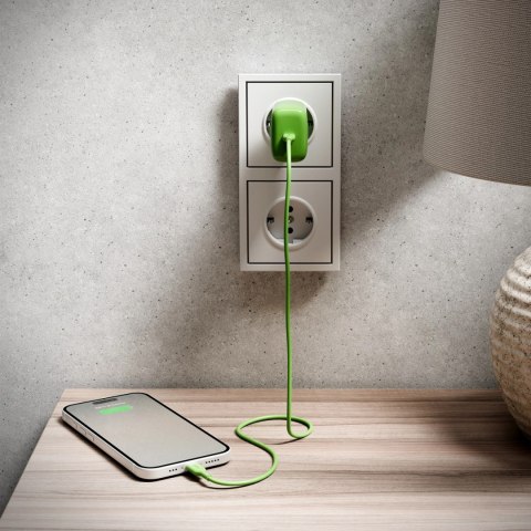 Ładowarka sieciowa Puro Pro Lite 30W USB-C - zielona