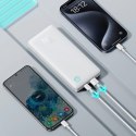 Powerbank Baseus Airpow Lite 10000mAh 15W z kablem Baseus Simple USB-A - USB-C 30cm - biały