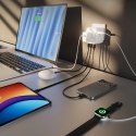 Adapter podróżny SBS 2xUSB-C 1xUSB-A uniwersalny - biały