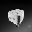 Adapter podróżny SBS CH - uniwersalny - biały