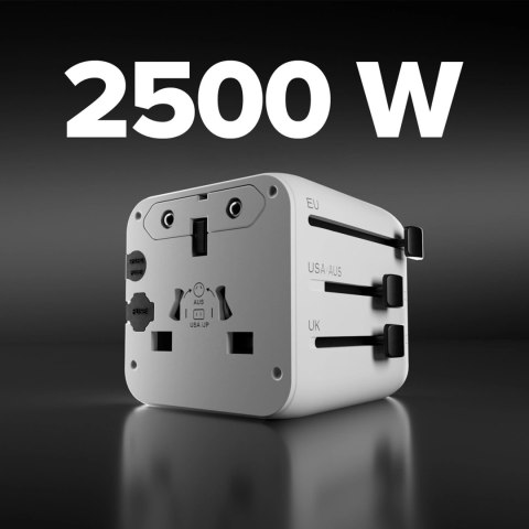 Adapter podróżny SBS TEADAPTUNI uniwersalny - biały