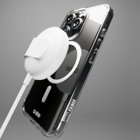 Etui SBS Extreme Mag D3O MagSafe do iPhone 16 Pro Max - przezroczyste