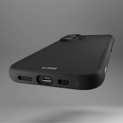 Etui SBS Full Active D3O do iPhone 16 - czarne