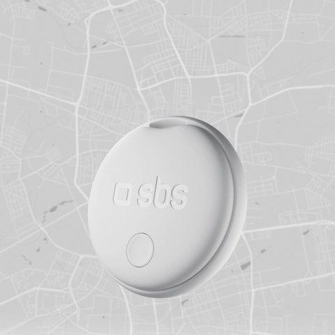 Lokalizator SBS Track My Circle kompatybilny z Apple Find My zestaw 4szt. - biały