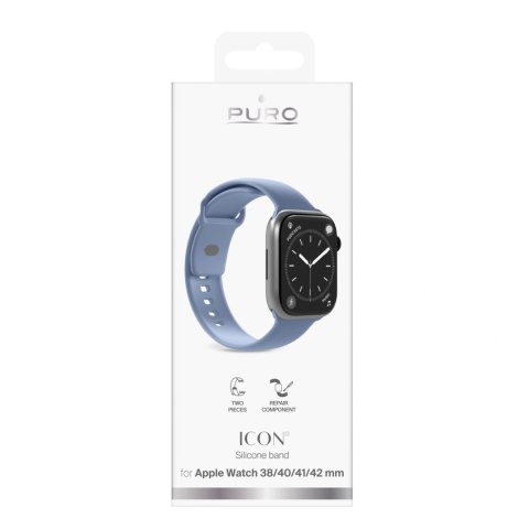 Pasek Puro Icon na Apple Watch 38/40/41/42mm - niebieski