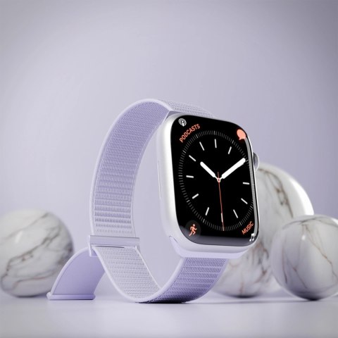 Pasek Puro Sport na Apple Watch 38/40/41/42mm - fioletowy