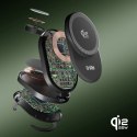 Stacja ładująca SBS Qi2.2 25W indukcyjna 3w1 składana z certyfikatem MFI - czarna