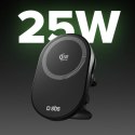 Uchwyt magnetyczny SBS z ładowarką bezprzewodową Qi2.2 25W z chłodzeniem aktywnym - czarny
