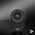 Uchwyt magnetyczny SBS z ładowarką bezprzewodową Qi2.2 25W z chłodzeniem aktywnym - czarny