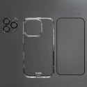 Zestaw SBS z technologią D3O na iPhone 16 Pro Max - etui + szkło ochronne na ekran i aparat - przezroczyste