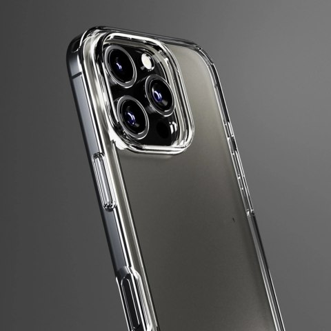 Zestaw SBS z technologią D3O na iPhone 16 Pro Max - etui + szkło ochronne na ekran i aparat - przezroczyste