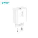 BWOO ładowarka sieciowa CDA233 PD 20W 1x USB-C biała + kabel USB-C - lightning