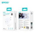 BWOO ładowarka sieciowa CDA233 PD 20W 1x USB-C biała + kabel USB-C - lightning