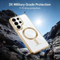 Etui Tech-Protect MagFlex na Samsung Galaxy S26 Ultra - przezroczysto-złote