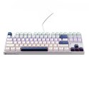 Klawiatura gamingowa Machenike K500B-B87 przewodowa mechaniczna podświetlana Red Switch - biała