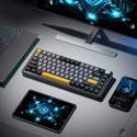 Klawiatura gamingowa Machenike K600-B82W bezprzewodowa mechaniczna podświetlana GR Silver Switch - czarna