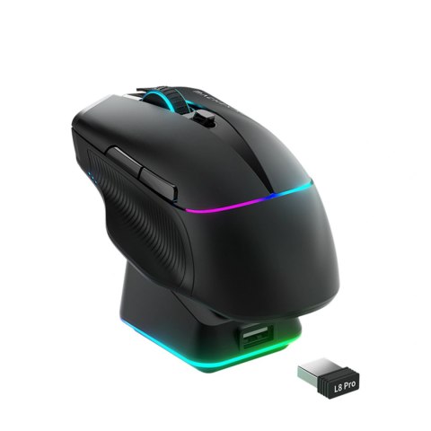 Mysz gamingowa Machenike L8 Pro bezprzewodowa - czarna