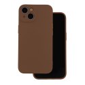 Nakładka Silicon do Samsung Galaxy A17 4G / A17 5G / A18 5G brązowa