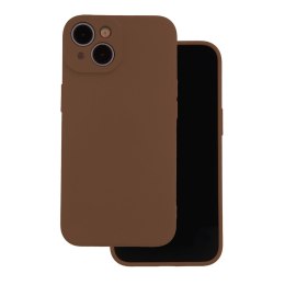 Nakładka Silicon do Samsung Galaxy S25 FE brązowa