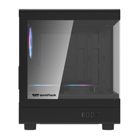 Obudowa komputerowa Darkflash DB330M + 3 wentylatory (czarna)