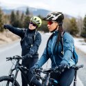 Kask rowerowy MTB Wozinsky z tylną lampką USB L - czarno-biały