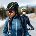 Kask rowerowy MTB Wozinsky z tylną lampką USB L - czarno-żółty