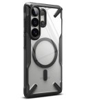 Etui Ringke Fusion X Magnetic MagSafe na Samsung Galaxy S26 Ultra - przezroczysto-czarne