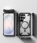 Etui Ringke Fusion X Magnetic MagSafe na Samsung Galaxy S26 Ultra - przezroczysto-czarne