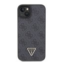 Guess nakładka do iPhone 15 Plus 6,7" GUHCP15MP4TDSCPK czarna hardcase Crossbody 4G Metal Logo