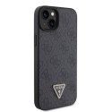 Guess nakładka do iPhone 15 Plus 6,7" GUHCP15MP4TDSCPK czarna hardcase Crossbody 4G Metal Logo