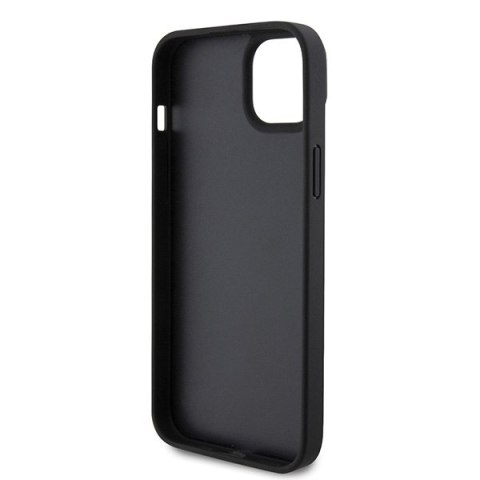Guess nakładka do iPhone 15 Plus 6,7" GUHCP15MP4TDSCPK czarna hardcase Crossbody 4G Metal Logo